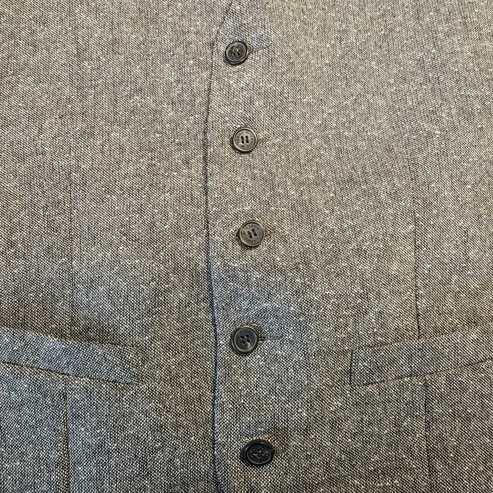 Ruth And Boaz Sophisticated Charcoal Wool Blend Suit Vest for Men L EUC 5 Button